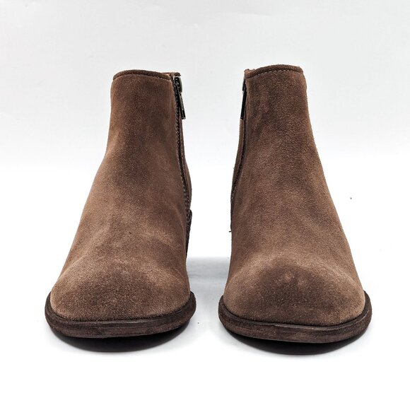 Frye Women Carson Piping Medium Grey Western Ankle Boots size 7 - Picture 2 of 12